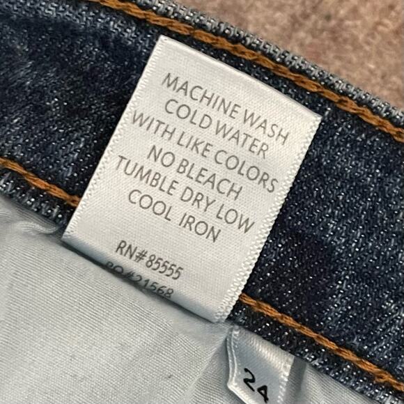 Pistola Monroe High Rise Jeans Womens 24 Soho Blue Distressed True Classic Fit - Picture 6 of 9